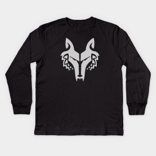 Trapper Wolf #logo Kids Long Sleeve T-Shirt